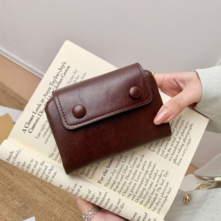 Ví nữ cao cấp thời trang Hộp đựng thẻ đa năng Dung tích lớn Khóa thẻ ngân hàng Ví đựng tiền xu
