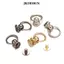JKDESIGN 20 Chiếc Móng Tay Đầu Tròn, Có Vòng Kéo DIY Vít Vít Vít, Làm Đồ Thủ Công Kim Loại Túi Quần Áo Ví Phụ Kiện Điện Thoại Khóa Kim Loại