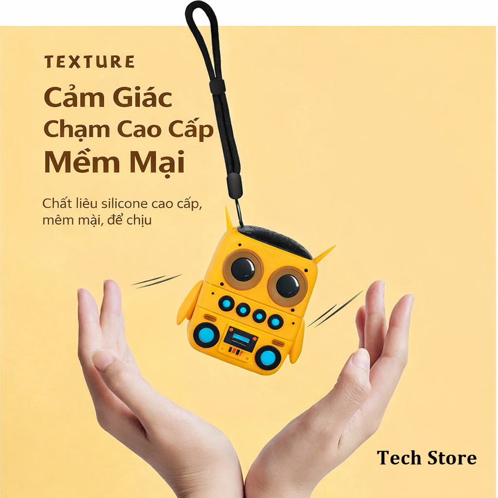 𝐓𝐞𝐜𝐡 𝐒𝐭𝐨𝐫𝐞 Loa Bluetooth Hình Minions, Loa Không Dây Chống Nước IPX6, Bass Mạnh, Loa Di Động, Quà Tặng Cho Học Sinh, DJ