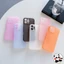 Ốp Điện Thoại Trong Suốt Mờ Cho iPhone 17 Pro Max Air 16E 16 15 Plus 13 Pro Max 17ProMax 16ProMax Vỏ Sang Trọng Dễ Thương Đơn Giản Cặp Đôi Màu Kẹo Vỏ Mềm