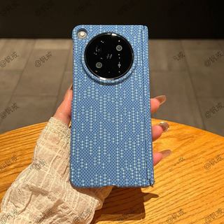 Thích hợp cho OPPO Find N6 Vỏ điện thoại findn5 Vỏ bảo vệ màn hình gấp tích hợp Họa tiết sợi Carbon siêu mỏng từ tính