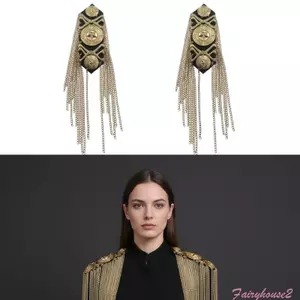 Trang sức handmade vai thổ cẩm tua rua, phù hợp làm phụ kiện quần áo và decorate thời trang