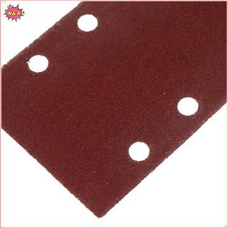 N & X 10 tờ Giấy nhám Floed cao cấp hình chữ nhật 8 lỗ tự dính 185X93mm - Các loại Grits cho máy mài không khí.