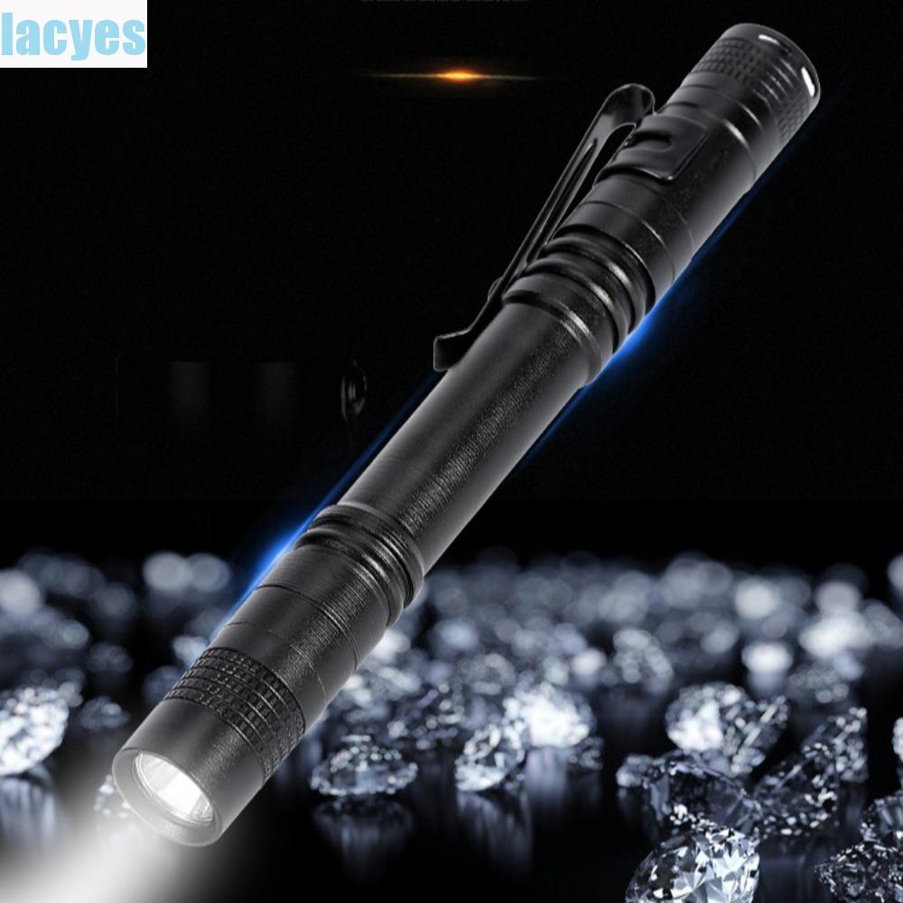 Đèn bút mini LACYES cầm tay, siêu sáng, có kẹp, dùng làm đèn làm việc/khẩn cấp