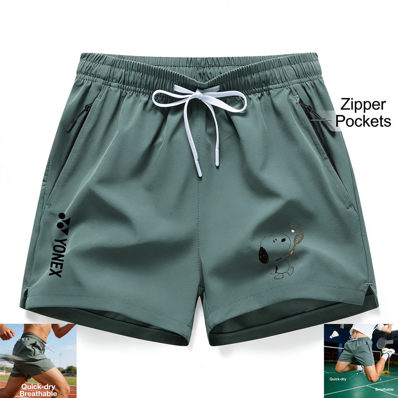 2026 Mới YONEX Cầu Lông Dây Kéo Quần Short Nhẹ Nhanh Khô Nam Nữ Bóng Chuyền Mùa Hè Bóng Bàn Huấn Luyện Quần Short Thể Thao
