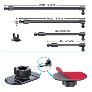 Treo 17mm Đa Năng Khớp Điện Thoại Gắn Với Đế Dính Đầu Adapter Ổ Cắm Tay Gắn Kết Nối