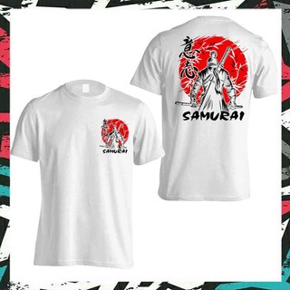 Áo thun Cotton nguyên chất Nhật Bản Samurai Street Unisex Quần áo