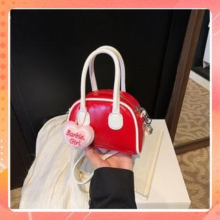 Túi đeo chéo nữ túi xách mini đi chơi phối màu xinh xắn kèm charm trái tim K323