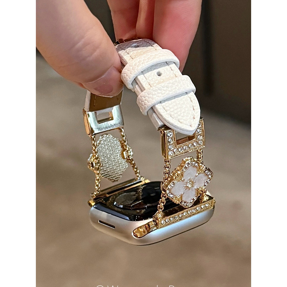 Dây đeo giảm béo bằng kim cương và da thật có tính khí dành cho nữ Thích hợp cho Redmi xiaomi Redmi Watch 5 5lite 5Acitve 4 9pro