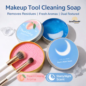 Dụng cụ trang điểm Xà phòng làm sạch Bàn chải trang điểm Beauty Shop Xà phòng làm sạch Puff