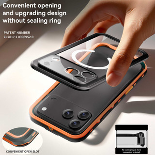 Mùa Hè Bơi Dưới Nước 5M Underwater Waterpoof Phone Case Chống Sốc Ốp Lưng Điện Thoại for iPhone 17 Pro Max Air Từ 360 Ốp Lưng Có