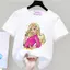 Chất Lượng Đành Cho Trẻ Em Barbie Cotton Thun Sơ Mi Áo Bằng Bộ Sưu Tập