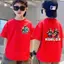 sưu tập 2025 cotton nhiều màu, áo thun bé trai, size 90-150, in hình, ngắn tay