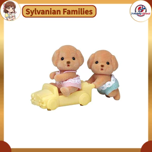 Sylvanian Families Doll [Toy Poodle Twins] I-115 ST Mark Certified for Ages 3 and Up Toy Dollhouse EPOCH