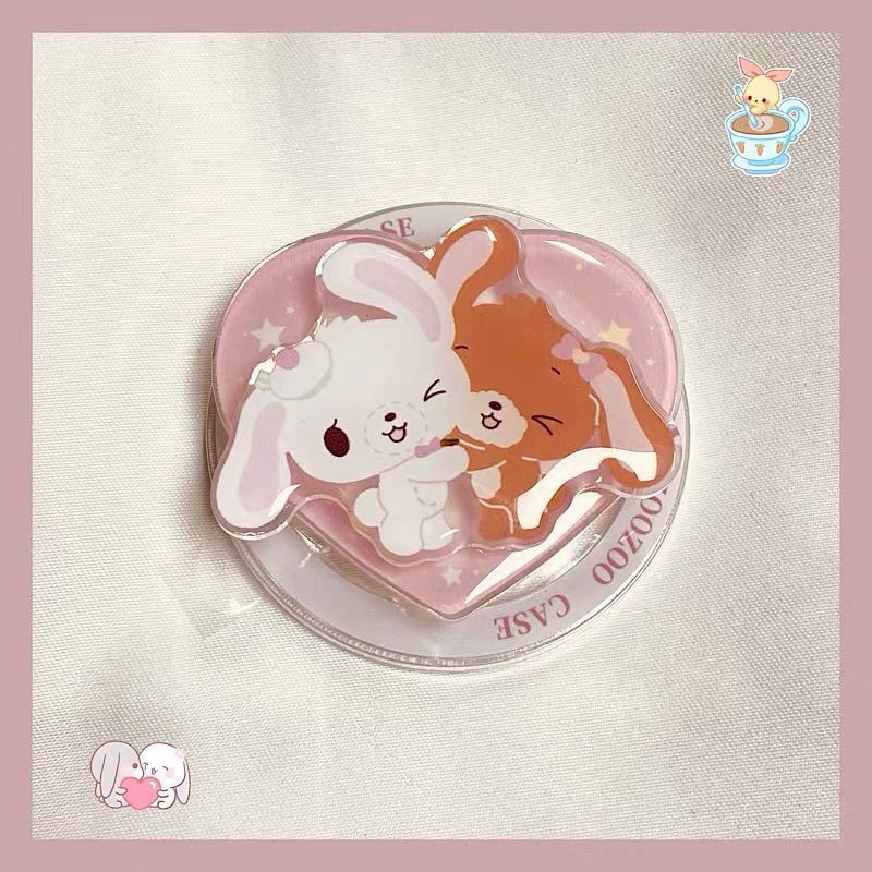Sanrio Kawaii Sugar Bunniesa Phone Stand Cute Magnetic Support Base Phone Decoration Anime Cartoon Girl Festival Gift
