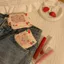Túi Son Môi FAVORITEGOODS, Túi Trang Điểm Hoạt Hình Gấu Anh Đào, Dễ Thương Có Gương Da PU Di Động Son Môi Bảo Vệ Du Lịch Sử Dụng