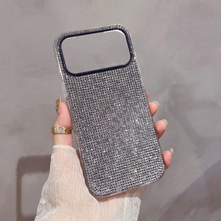 Ốp Điện Thoại Thích Hợp Full Kim Cương Bán Chạy Cho iPhone17 Air 16 15 14 13 12 11 Promax 7 8 Plus XsMax XR X X Xs Khung Kim Cương Giả Siêu Flash Với Vỏ Điện Thoại Kim Cương Chống Sốc