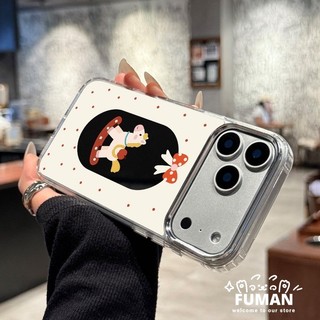 Ốp Điện Thoại Gương Pony Dễ Thương Cho IQOO 15 13 12 Pro 11 11s Neo 10 9s Pro Plus 9 8 Pro 7 6 SE 5 Lite 3 Phim Hoạt Hình Chấm Nơ Vỏ Mềm Trong Suốt