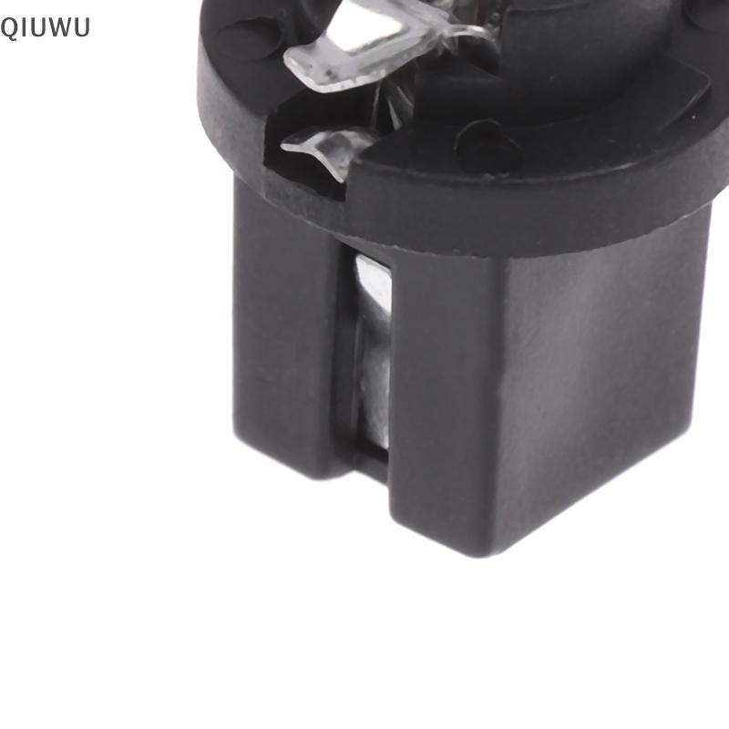 QIUWU 5/10 Bóng Đèn LED B8.5D Nội Thất Ô Tô, Bảng Điều Khiển, Đèn Báo, Màu Vàng Ấm 12V