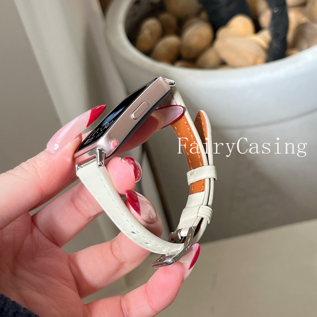 Dây da mỏng cho Huawei Band 11 Pro 10 9 8 nfc Vòng tay cho Huawei Watch Fit 3 4 Pro Dây đeo cổ tay phổ thông 18 / 20mm