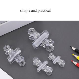 MEGOCE Dovetail Kẹp Acrylic Đồ dùng văn phòng trong suốt Thư mục ghi nhớ