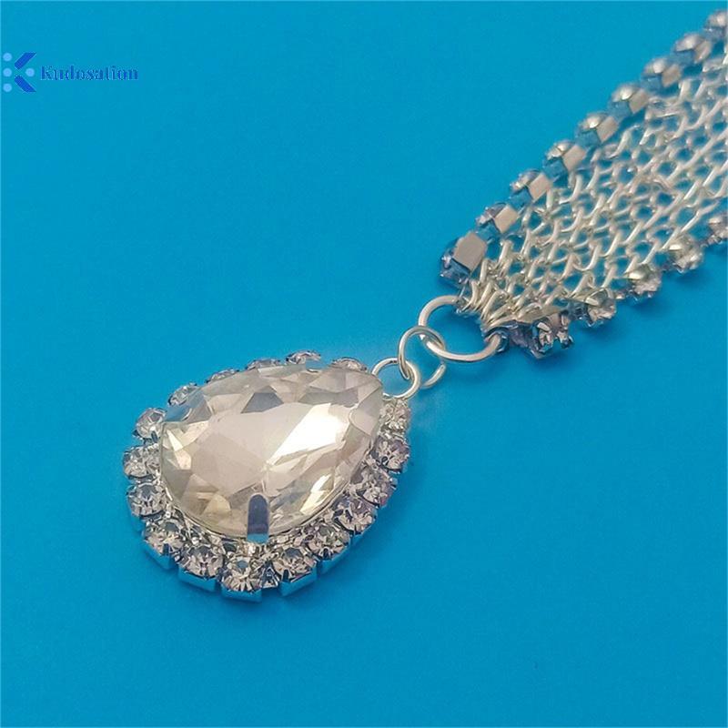 Kudosation Tiara Pha lê Dây Xích Tóc Đẹp