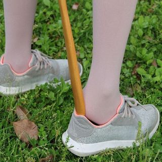 Sừng Giày KANGN, Tay Cầm Cực Dài Dễ Dàng Trên Shoehorn, Treo Giày Di Động Bằng Gỗ Nâng Cho Người Cao Tuổi