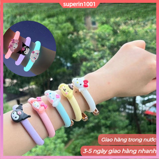 (Vận chuyển địa phương) Vòng tay tinh dầu thực vật cho trẻ em Ngoài trời Di động đuổi muỗi và chống côn trùng Vòng đeo tay hoạt hình cho bé