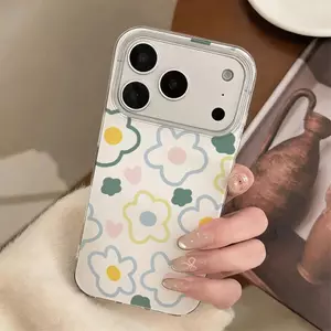 Hoa tươi nhỏ cho 16 trường hợp iPhone 17Air Trường hợp hai lớp 14 13 11Pro