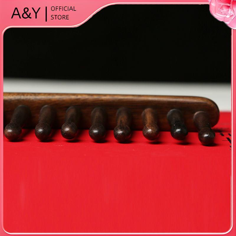 A & Y Naturalb Meridian Massage Chống tĩnh điện No-snags Răng Rộng Cho Nữ Cô Gái Tóc Xoăn Thẳng.
