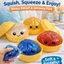 Bánh bao SMILE Đồ chơi Squishy, mềm có khả năng phục hồi chậm hấp Nhồi bông Squishy Pinch Le, Long lanh với hấp Fidget Bóp bột giải nén để giảm căng thẳng lo âu