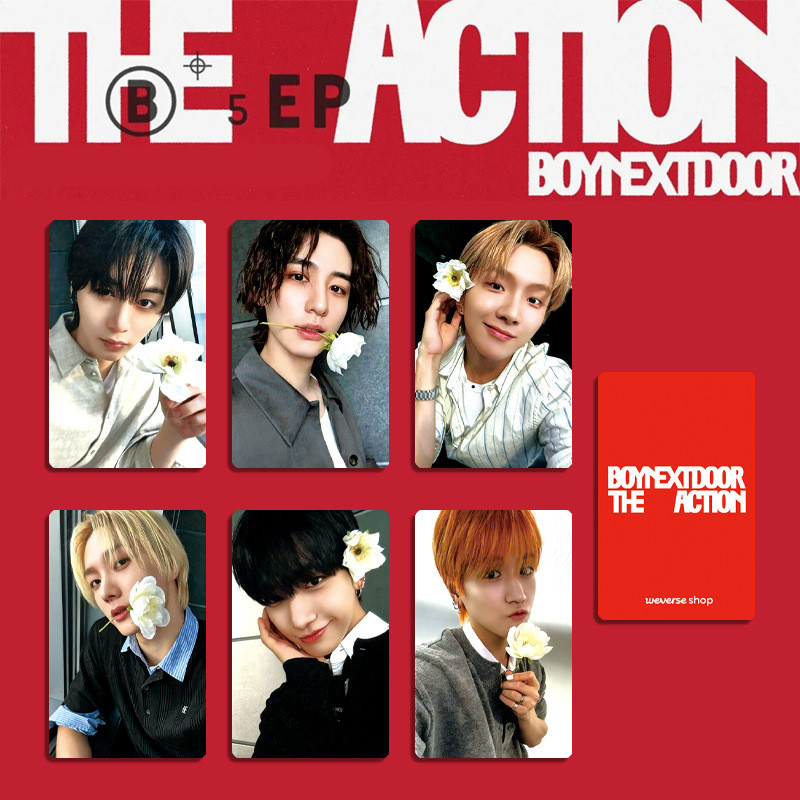 Kpop Thần Tượng BOYNEXTDOOR Album Hành Động Photocards JAEHYUN WOONHAK Thẻ Ảnh ARMY Người Hâm Mộ Quà Tặng