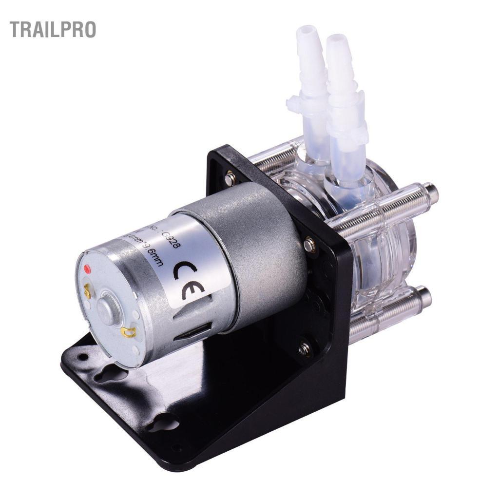 TrailPro Bơm định lượng nhu động Dioche 500ml / phút Chân không bằng thép không gỉ L Kiểu 12 v Máy bơm nước trên mặt đất
