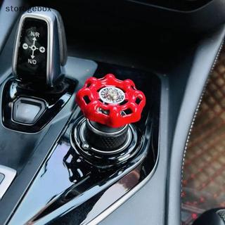 [Hộp lưu trữ] Núm xoay ô tô Trang trí van kim loại Handwheel Phụ kiện ô tô Nội thất cho núm điều khiển Gear Shift Núm nút Stier Đẹp
