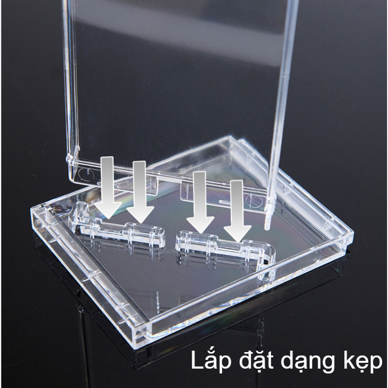 Hộp Đựng Mỹ Phẩm 3 Tầng PS Cao Cấp - Trong Suốt Sang Trọng, Xếp Chồng Đa Năng, Dung Tích Lớn Cho Bàn Trang Điểm Gọn Gàng