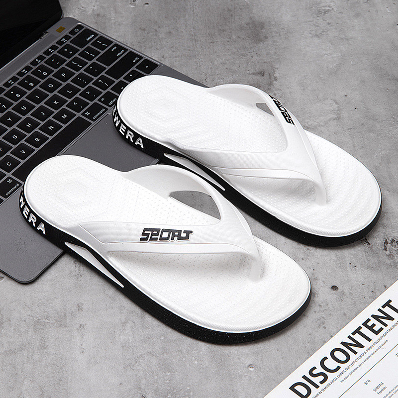 Mới Đơn Giản Flip-Flops Nam Ngoài Trời Chống Trơn Trượt Thông Thường Flip-Flops Nam Đi Biển Thời Trang Dép Bán Buôn