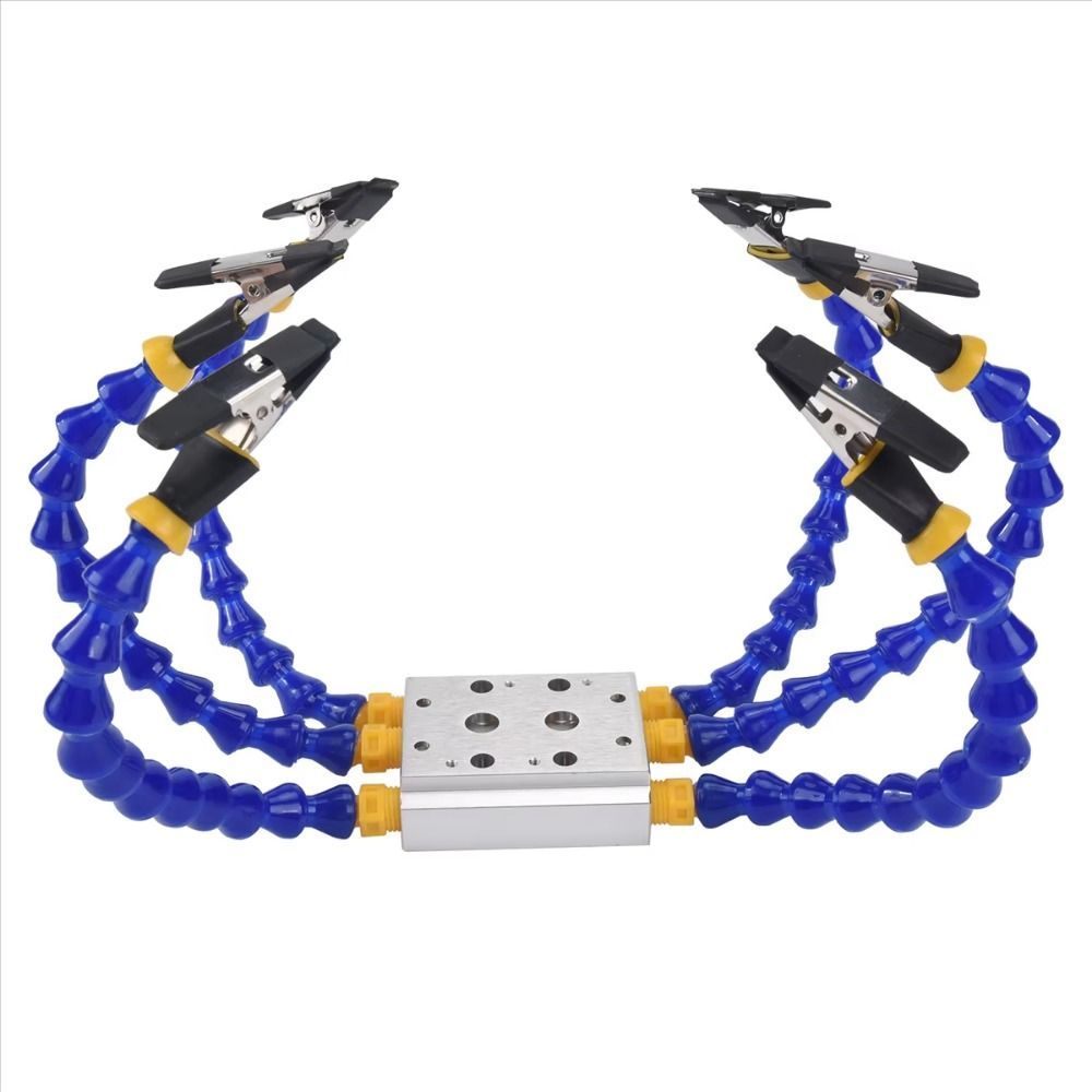 STWEEKAM Hàn Giúp Tay, Thiết Kế Bạch Tuộc Kẹp Bàn Hàn Cánh Tay Linh Hoạt, Đa Chức Năng 1-6 Cánh Tay Kẹp Bàn Ổn Định Cố Định Hàn Trạm PCB Dụng Cụ Sửa Chữa