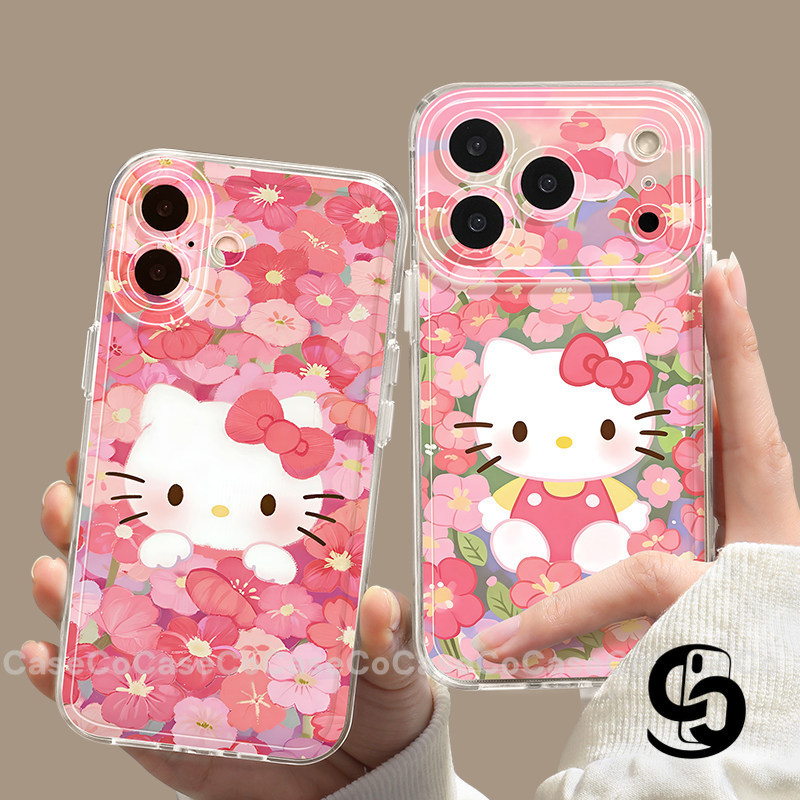 Ốp Lưng Cho Redmi 13C 12C 15C 14C A5 13 10C Redmi Note 15 11 14 13 12 POCO C71 C85 Bìa cắt dán hình gấu Kitty dễ thương