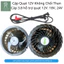 3 Cánh Quạt áo điều hòa 12V + Cáp nối không chổi than làm mát cho mùa hè