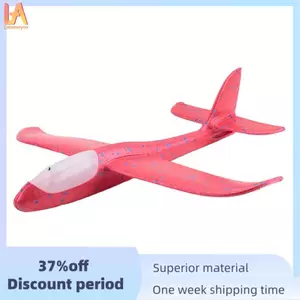 48Cm Ném Tay Chiếu Sáng Bay Glider Máy Bay Phát Sáng Trong Bóng Tối Đồ Chơi Bọt Máy Bay Mô Hình Led Flash Trò Chơi Đồ Chơi Cho Trẻ Em- Đỏ