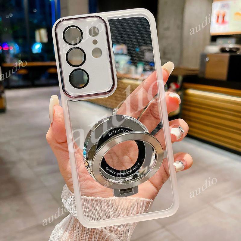 TECNO Camon 50 Ultra 5G Họa Tiết CD Giá Đỡ Từ Tính Ốp Lưng Điện Thoại Cho Tecno Camon 50 Pro Ultra Camon50 5G 4G Full Camera Bảo Vệ Phim Trong Suốt Có Giá Đỡ Nhẫn Ngón Tay