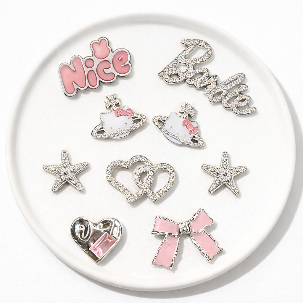 Set Charm HELLO KITTY bộ 7 Set mới siêu kute- Set 7