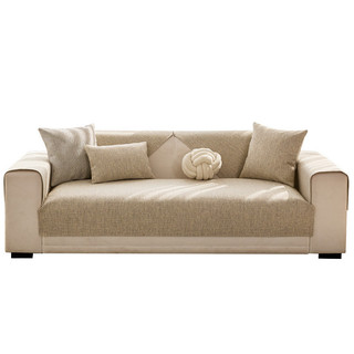 1 / 2 / 3 / 4 Ghế 2026 Phong Cách Mới Đệm Sofa Nhẹ Sang Trọng Cao Cấp Bốn Mùa Đa Năng Chống Trơn Trượt Sofa Da Đặc Biệt Bao Vải Đệm Che Khăn Mùa Hè Sofa Trang Trí Phòng Khách Cảm Giác Cao Cấp Sẵn Sàng Nhanh Vận chuyển