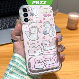 Ốp Lưng Cho oppo RENO 5 5g oppo RENO 4 4g reno5 5g Vỏ Điện Thoại Vỏ Mềm Bảo Vệ Silicon Chống Sốc Trong Suốt Thiết Kế Mới Thẩm Mỹ PHIM HOẠT HÌNH CAT Có Giá Đỡ KYYMZJ01