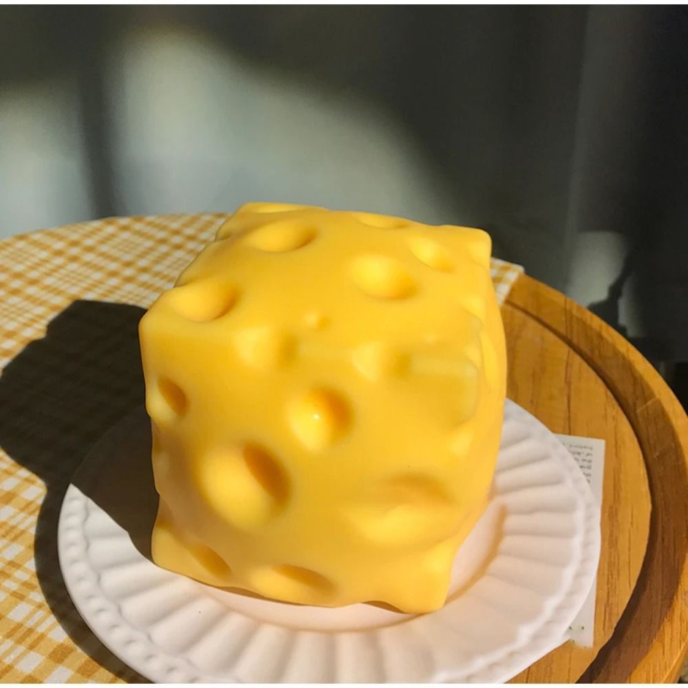 Đồ chơi bóp phô mai ASEGAID, Pinch phô mai phục hồi chậm siêu mềm, Di động kích thước cực lớn Trang trí thoải mái Đồ chơi Fidget phục hồi chậm