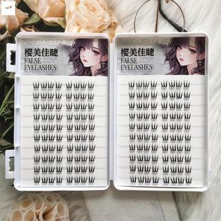 Cụm lông mi giả đơn sợi mềm mại thoải mái vẻ ngoài tự nhiên dành cho nữ biểu diễn sân khấu