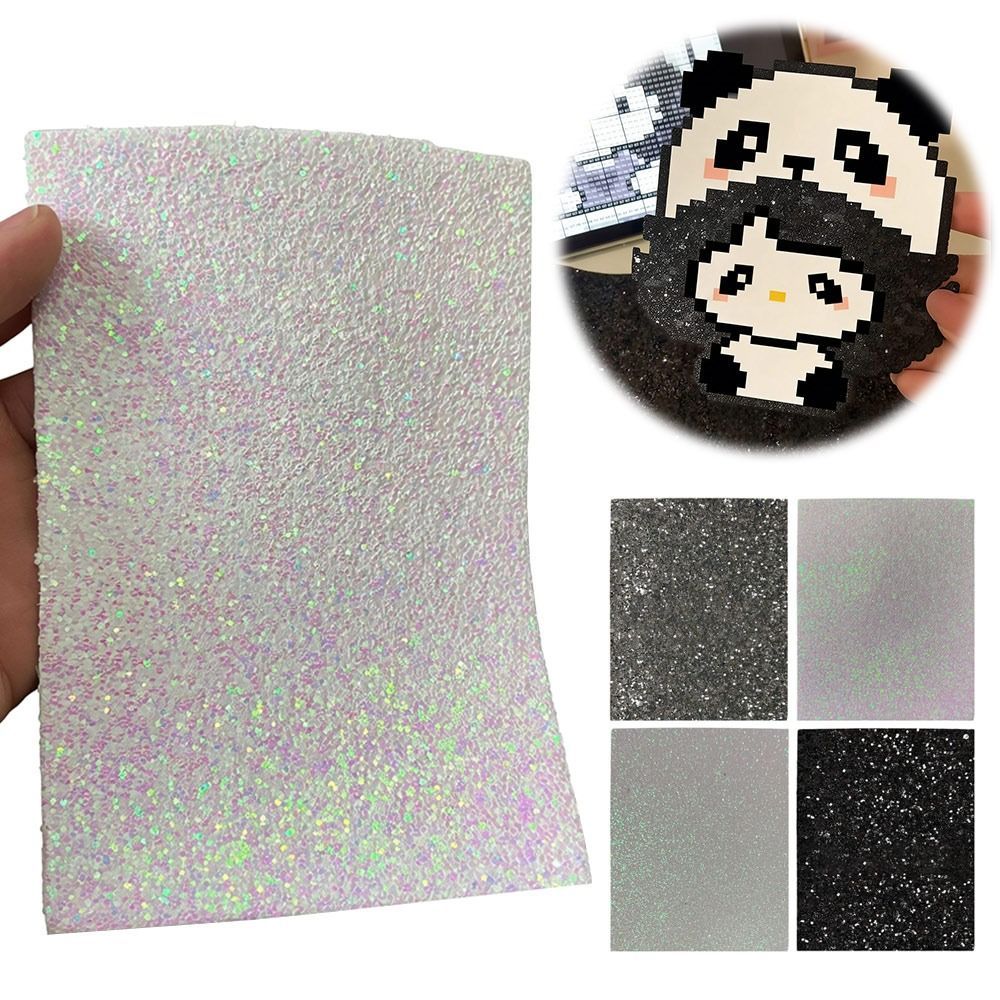HIGHVIEWLS Giấy chịu nhiệt hạt Perler, Phụ kiện đồ chơi DIY thủ công Hạt Perler Vải nướng, Giấy ép nhiệt lấp lánh cho hạt Perler ảnh