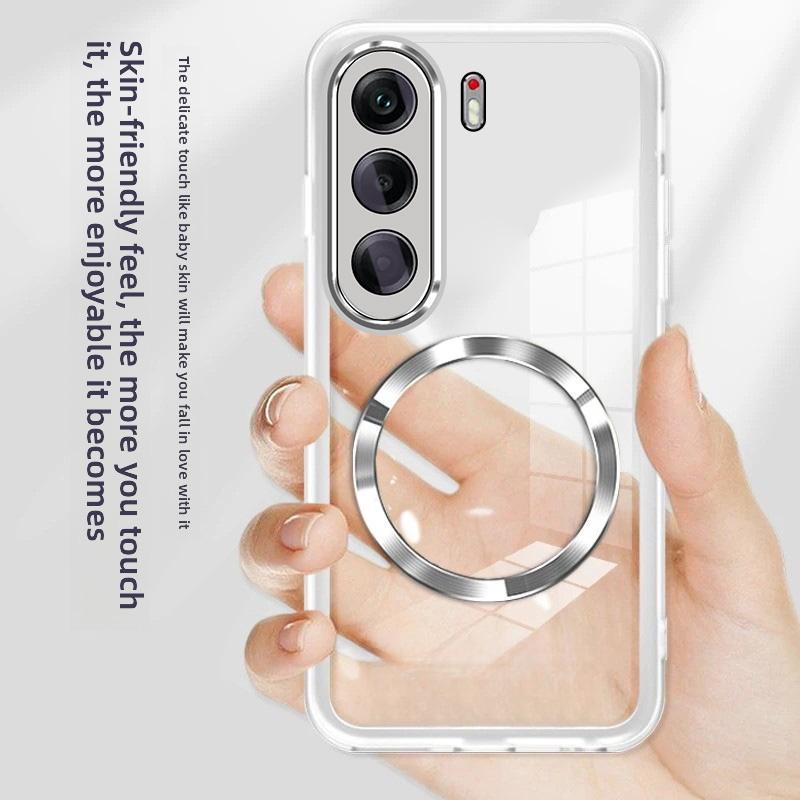Có Ống Kính Phim Từ Tính Dành Cho Tecno Camon 40 pro Camon 40 prime Mềm Trong Suốt Vỏ Bảo Vệ camera Trong Suốt Chống Sốc Vỏ Điện Thoại