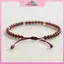 Vòng tay bện unisex handmade với hạt đá hematite tự nhiên 4mm, điều chỉnh size dễ dàng, phù hợp cho ngày lễ và đi biển.