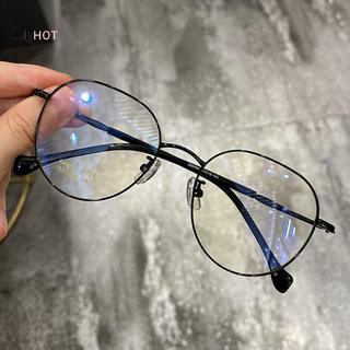 Kính Mắt Nữ Cổ Điển Khung Kim Loại Tròn, Chống Ánh Sáng Xanh, Phong Cách Vintage Retro Thời Trang
